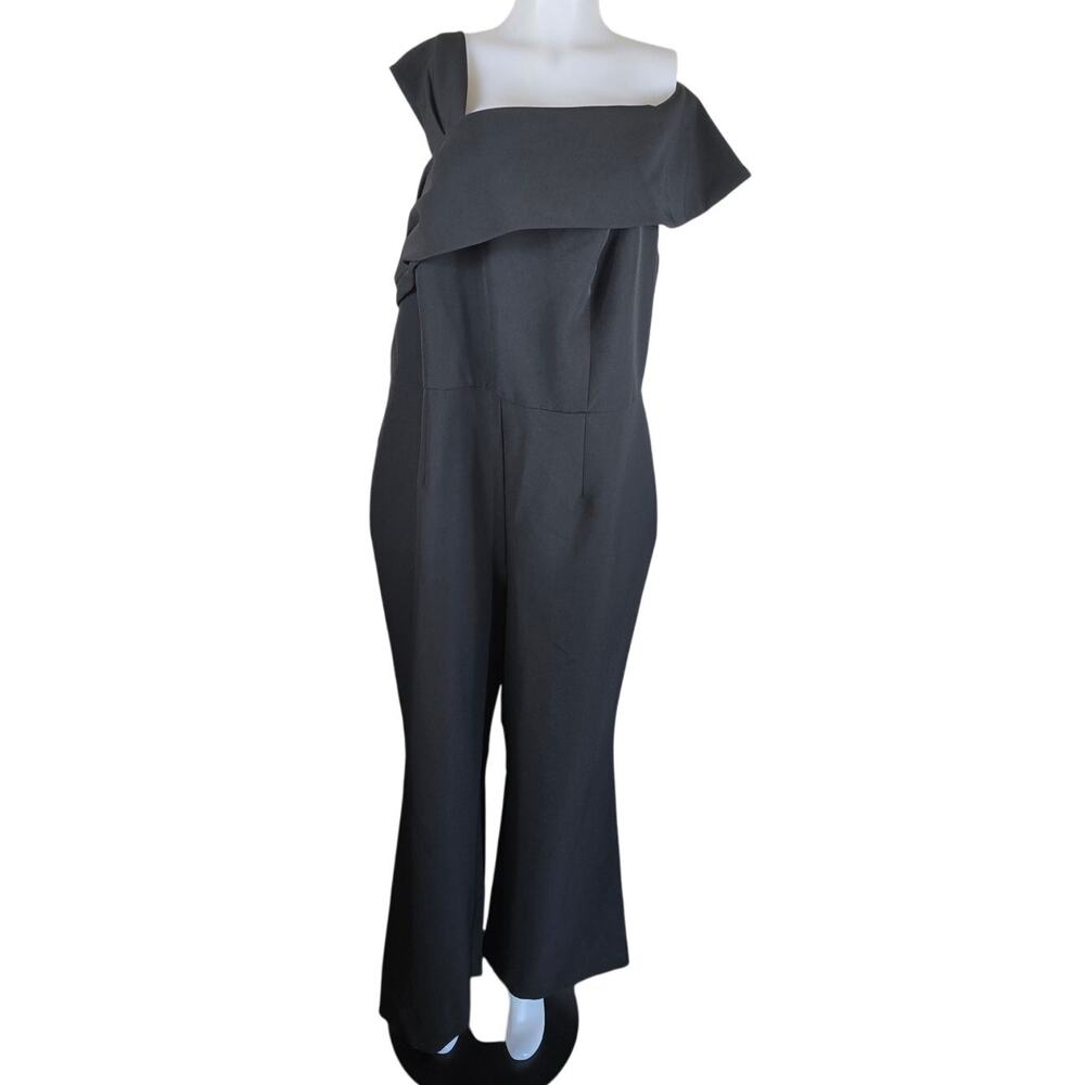 Eliza J Black Business Work Vacation Women's Pantsuit 18W